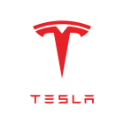 red tesla logo